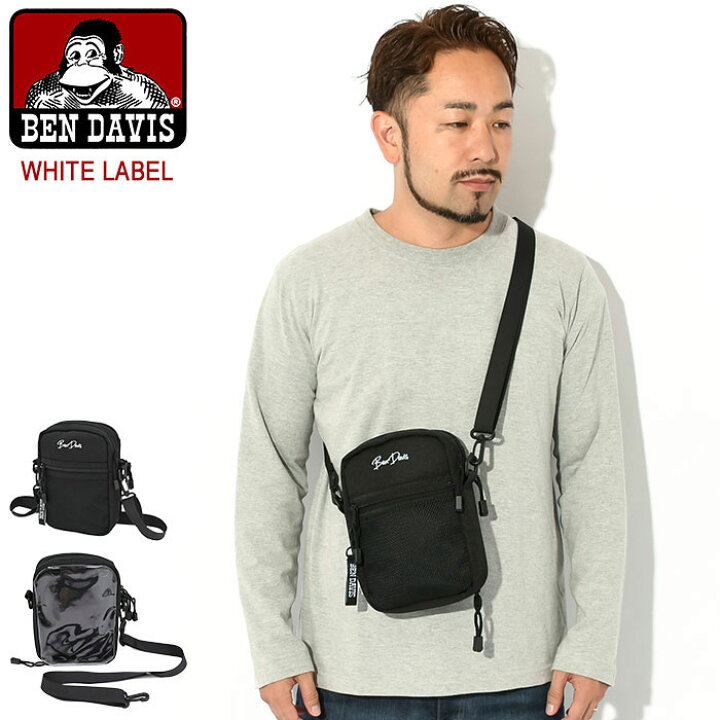 楽天市場】ベンデイビス BEN DAVIS ショルダーバッグ クリア スクエア 