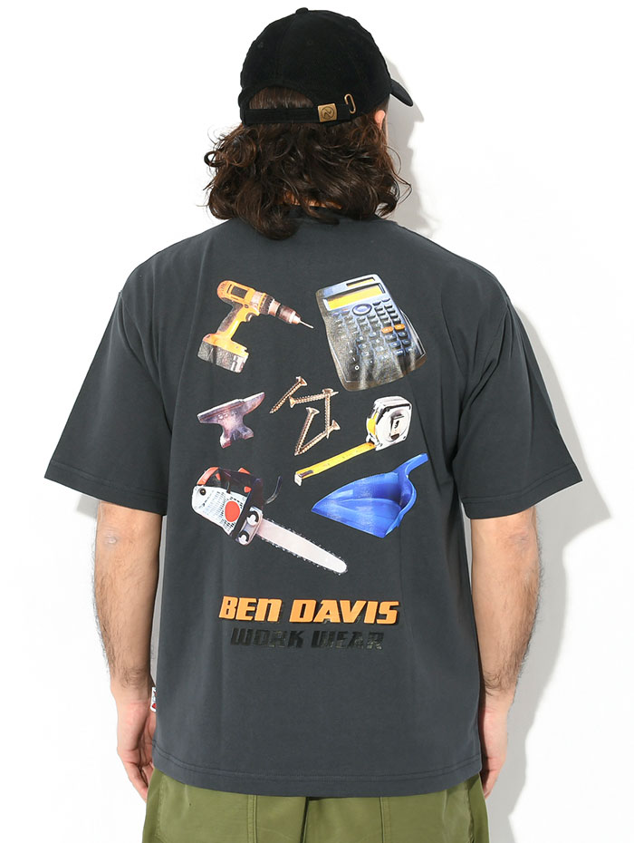 ベンデイビス BEN DAVIS Tシャツ 半袖 メンズ ツール フォト ( BENDAVIS C-23580023 Tool Photo S/S  Tee ビッグシルエット オーバーサイズ ティーシャツ T-SHIRTS カットソー トップス ベン・デイビス ベンデービス )[M便 1/1] |  