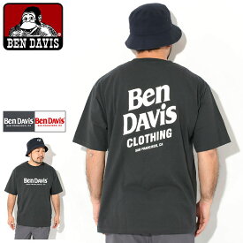 ベンデイビス BEN DAVIS Tシャツ 半袖 メンズ フロッキー ロゴ ( BENDAVIS C-24580011 Flocky Logo S/S Tee ティーシャツ T-SHIRTS カットソー トップス ベン デイビス ベン・デイビス ベンデービス )[M便 1/1]