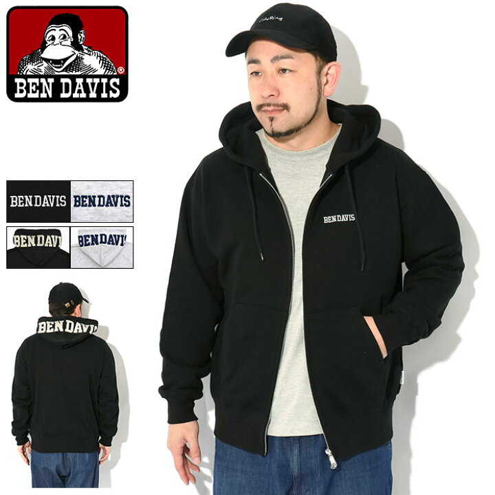 楽天市場】ベンデイビス BEN DAVIS パーカー ジップアップ メンズ 