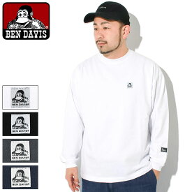 ベンデイビス BEN DAVIS ロンT Tシャツ 長袖 メンズ ワイド フィット ( BENDAVIS C-25380040 Wide Fit L/S Tee ティーシャツ T-SHIRTS ロング ロンティー 長袖Tシャツ トップス ベン デイビス ベンデービス )