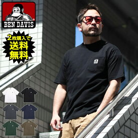 ＼2枚購入で送料無料！／ベンデイビス BEN DAVIS Tシャツ 半袖 メンズ 25SS ビッグ ポケット ( BENDAVIS C-25580002 25SS Big Pocket S/S Tee ティーシャツ T-SHIRTS カットソー トップス ベン・デイビス ベンデービス )[M便 1/1]