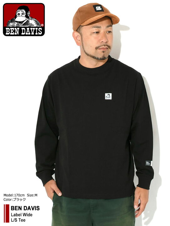 楽天市場】ベンデイビス BEN DAVIS ロンT Tシャツ 長袖 メンズ ラベル 