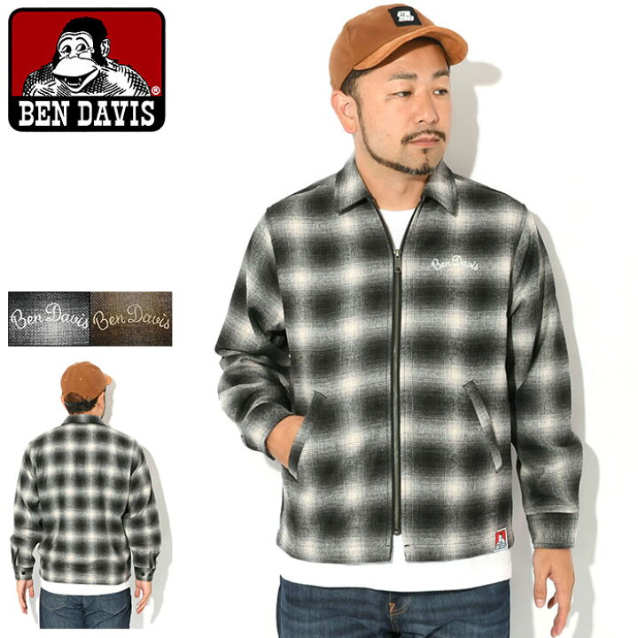 楽天市場】ベンデイビス BEN DAVIS ジャケット メンズ ヘビー プレイド 
