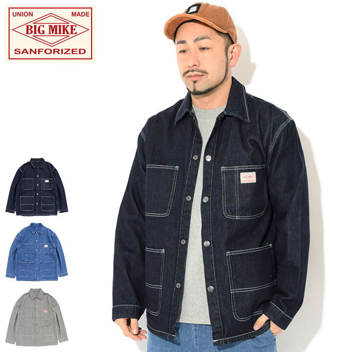 楽天市場】ビッグマイク BIG MIKE ジャケット メンズ デニム アンド 