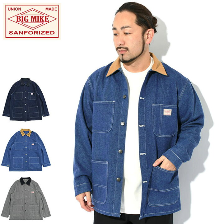 楽天市場】ビッグマイク BIG MIKE ジャケット メンズ デニム ワーク 