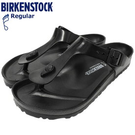 【ポイント10倍】ビルケンシュトック BIRKENSTOCK サンダル メンズ 男性用 ギゼ EVA Black レギュラー ( birkenstock GIZEH EVA Regular 幅広 ノーマル ブラック 黒 トングサンダル 軽量サンダル 雨用サンダル 部屋履き SANDAL MENS・靴 シューズ SHOES 128201 )