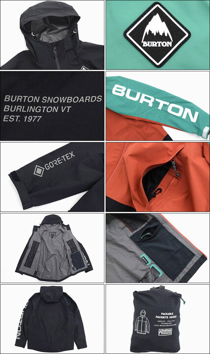 楽天市場】バートン BURTON ジャケット メンズ ゴアテックス パック 