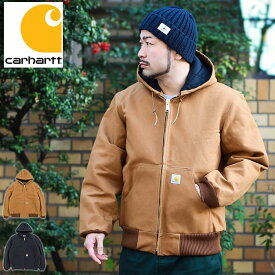カーハート Carhartt ジャケット メンズ ルーズ フィット ダック インサレーテッド フランネル ラインド アクディブ ( Loose Fit Duck Insulated Flannel Lined Active JKT ワークジャケット JACKET アウター ジャンパー J140 OJO140-M 106673 )