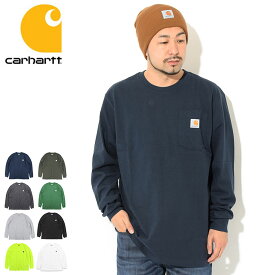 カーハート Carhartt ロンT Tシャツ 長袖 メンズ ルーズ フィット ヘビーウェイト ポケット ( Carhartt Loose Fit Heavyweight Pocket L/S Tee ポケT ポケット付き ティーシャツ T-SHIRTS ロング ロンティー 長袖Tシャツ カットソー トップス メンズ 男性用 K126 TK0126-M )