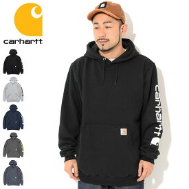 カーハート Carhartt パーカー プルオーバー メンズ ルーズ フィット ミッドウェイト ロゴ スリーブ グラフィック ( Loose Fit Midweight Logo Sleeve Graphic Pullover Hoodie フード フーディ スウェット Pull Over Hoody Parker トップス メンズ 男性用 K288 TS0288-M )