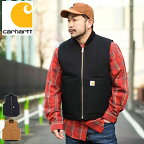 カーハート Carhartt ジャケット メンズ リラックス フィット ファーム ダック インサレーテッド リブ カラー ベスト ( Carhartt Relaxed Fit Firm Duck Insulated Rib Collar Vest JACKET アウター ジャンパー・ブルゾン メンズ 男性用 V01 OV0001-M )