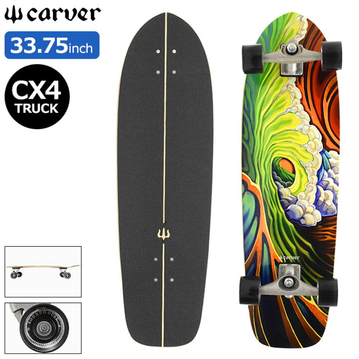 楽天市場】カーバー CARVER スケボー スケートボード コンプリート 