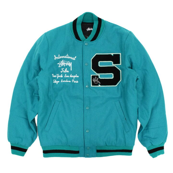 楽天市場】ステューシー STUSSY ジャケット メンズ Big S Letterman 