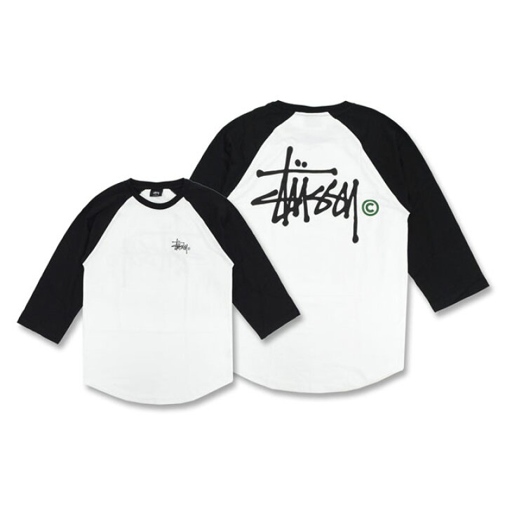 楽天市場】ステューシー STUSSY ラグラン 七分袖 Basic Logo(stussy 