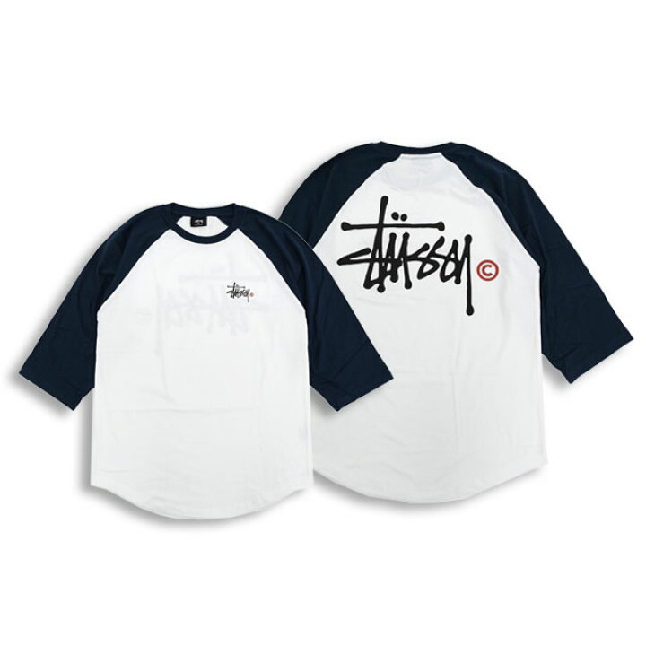 楽天市場】ステューシー STUSSY ラグラン 七分袖 Basic Logo(stussy 