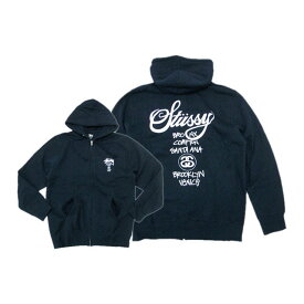 【アウトレット(不良箇所あり)】ステューシー STUSSY パーカー ジップアップ World Tour ( full zip hooded sweat パーカー フード フーディ スウェット トップス Zip up Hoody Parker メンズ・男性用 ワールドツアー 1973688 USAモデル 正規 品 ストゥーシー )