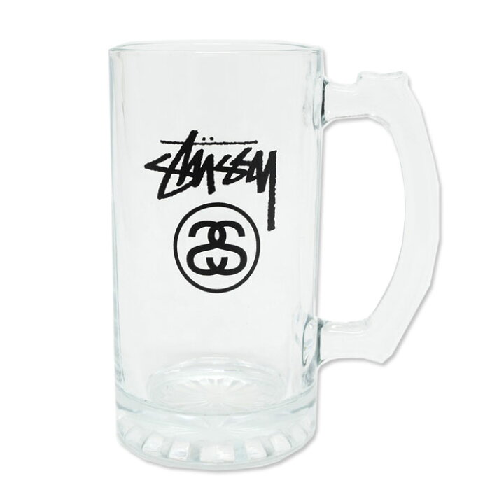 楽天市場】ステューシー STUSSY ジョッキ Stock Lock Beer(stussy mug 