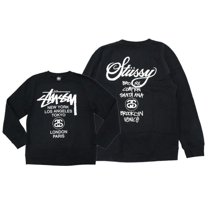 楽天市場】【デッドストック】ステューシー STUSSY トレーナー World 