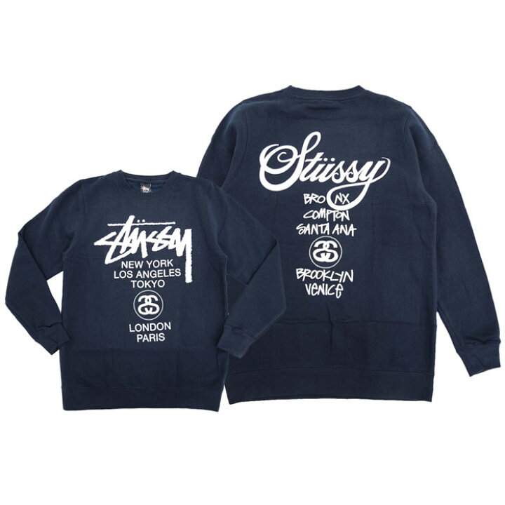 楽天市場】【デッドストック】ステューシー STUSSY トレーナー World 