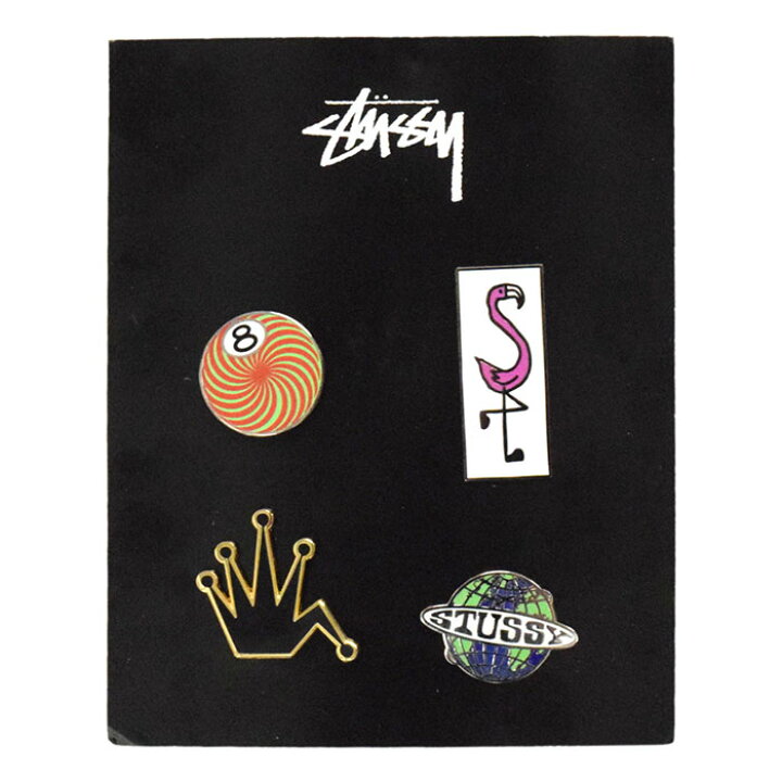 楽天市場】ステューシー STUSSY ピンバッジ Stussy FA16(stussy Pin 