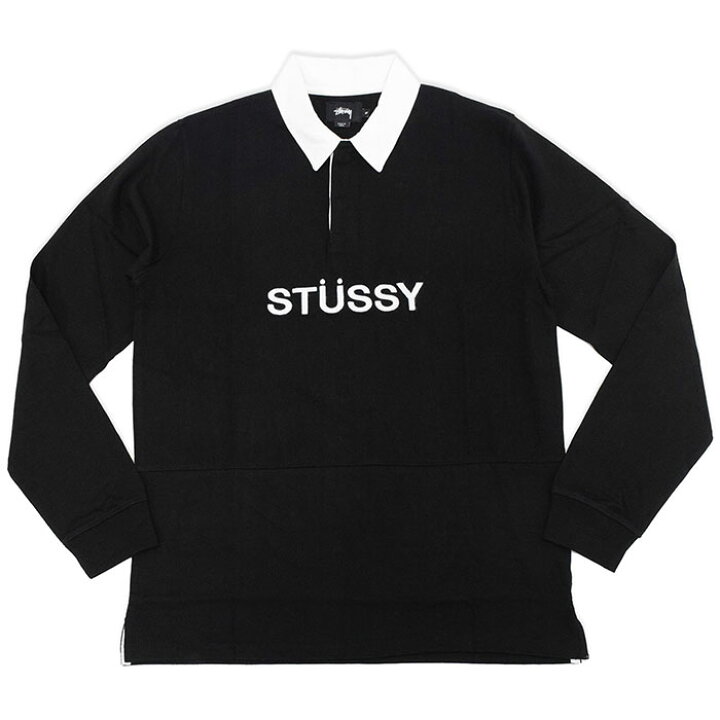 楽天市場】ステューシー STUSSY ポロシャツ 長袖 メンズ Panel Rugby 