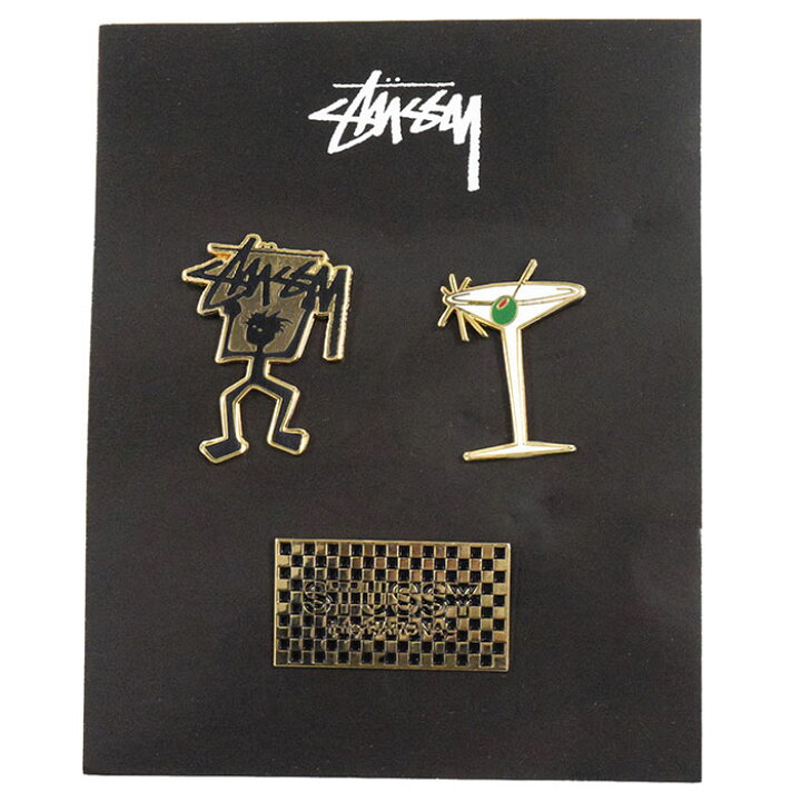 楽天市場】ステューシー STUSSY ピンバッジ Stussy HO16(stussy Pin 