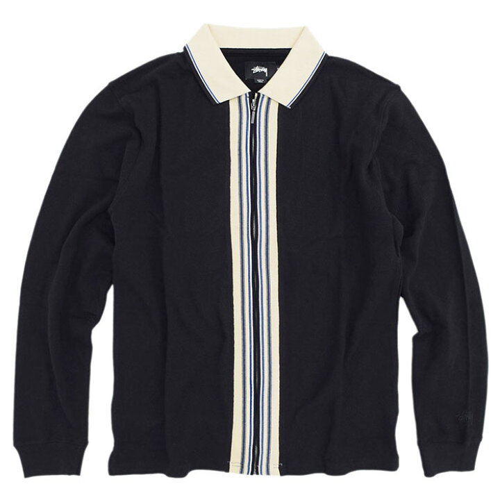 楽天市場】ステューシー STUSSY ポロシャツ 長袖 メンズ Full Zip 