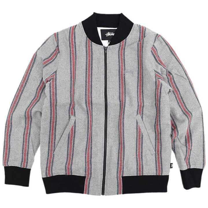 楽天市場】ステューシー STUSSY ジャケット メンズ Wool Stripe Bomber 