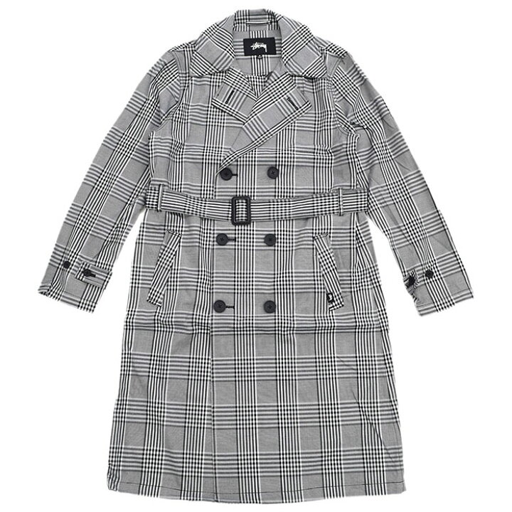 楽天市場】ステューシー STUSSY ジャケット メンズ Glen Plaid Trench  