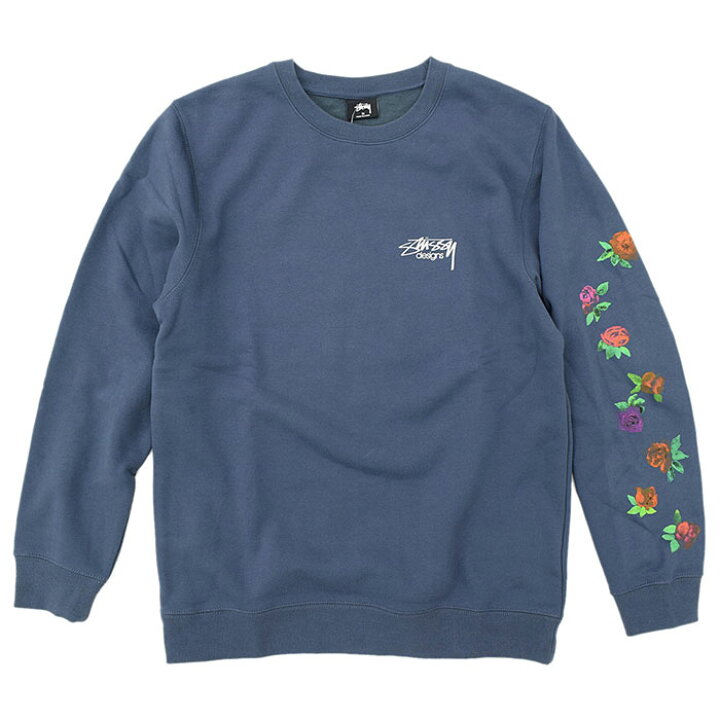 楽天市場 ステューシー Stussy トレーナー メンズ Roses Stussy Sweat スウェット スエット トレナー トレイナー トップス メンズ 男性用 Usaモデル 正規 品 ストゥーシー スチューシー Ice Field アイスフィールド