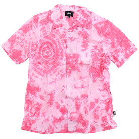 ステューシー STUSSY シャツ 半袖 メンズ Tie Dye ( stussy shirt タイダイ オープンカラーシャツ カジュアルシャツ トップス メンズ 男性用 111982 USAモデル 正規 品 ストゥーシー スチューシー ) ice field icefield