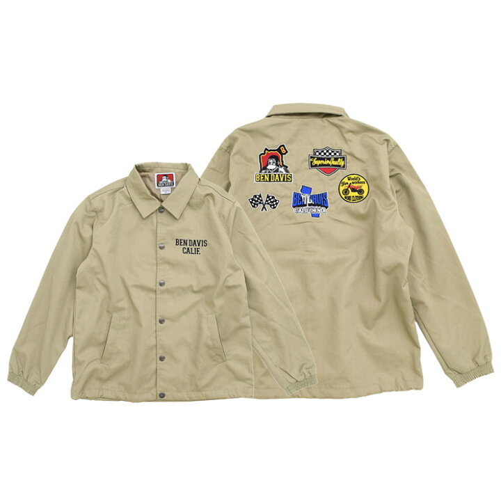 楽天市場】ベンデイビス BEN DAVIS ジャケット メンズ ロゴ ワッペン 
