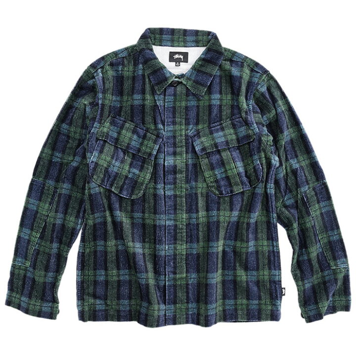 楽天市場】ステューシー STUSSY シャツ 長袖 メンズ Velveteen Jungle 