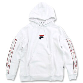 フィラ FILA パーカー プルオーバー メンズ テープ スリーブ ( FILA Tape Sleeve Pullover Hoodie ビッグシルエット オーバーサイズ フード フーディ スウェット トップス Pull Over Hoody Parker メンズ 男性用 FM9440 ) ice field icefield