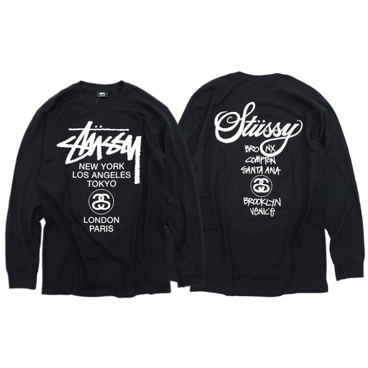 楽天市場】ステューシー STUSSY ロンT Tシャツ 長袖 メンズ World Tour 
