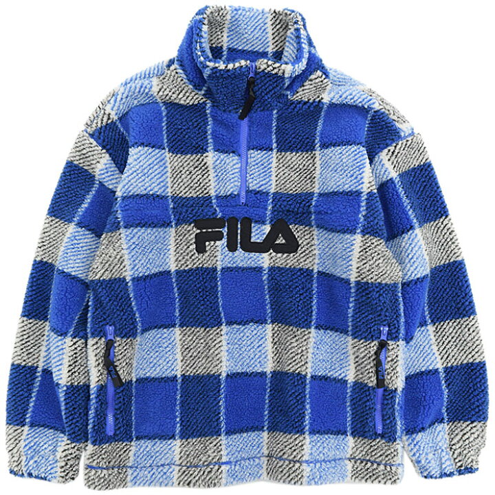 楽天市場】フィラ FILA ジャケット メンズ チェック ハーフ ジップ 