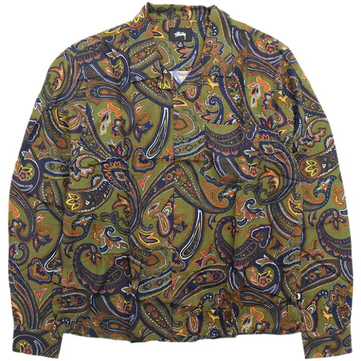楽天市場】ステューシー STUSSY シャツ 長袖 メンズ Cypress Paisley 