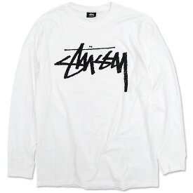 【アウトレット(不良箇所あり)】ステューシー STUSSY Tシャツ 長袖 メンズ Stock ( stussy tee ティーシャツ T-SHIRTS カットソー トップス ロング ロンティー ロンt メンズ・男性用 1994496 USAモデル 正規 品 ストゥーシー スチューシー ) ice field icefield