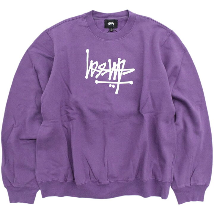 Stussy スポーツロゴトレーナー Lサイズ パープル Modern Age Hoodie 