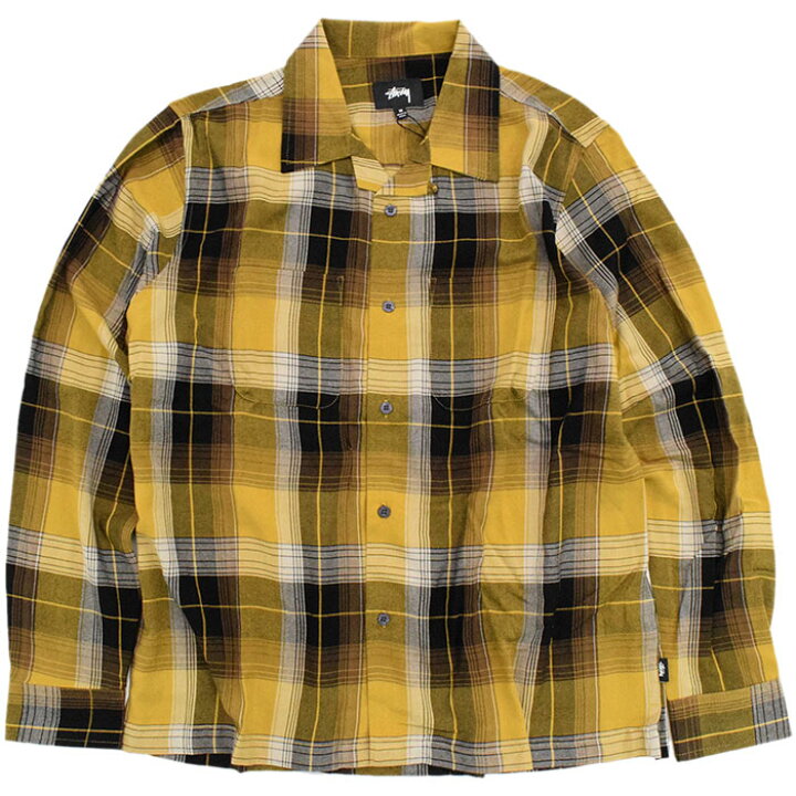 楽天市場】ステューシー STUSSY シャツ 長袖 メンズ Rayon Plaid 