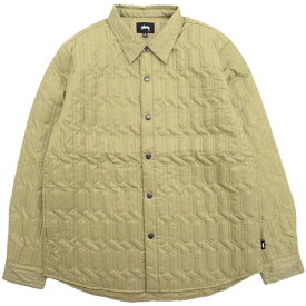 ステューシー STUSSY ジャケット メンズ Quilted Insulated Shirt ( stussy JKT シャツジャケット JACKET JAKET アウター ジャンパー・ブルゾン メンズ・男性用 1110139 USAモデル 正規 品 ストゥーシー スチューシー ) ice field icefield