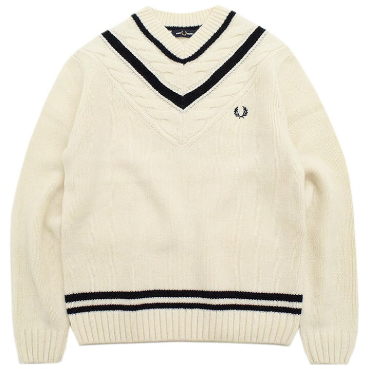 楽天市場】フレッドペリー FRED PERRY セーター メンズ ストライプド 