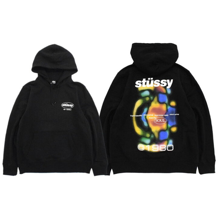 ステューシー STUSSY パーカー プルオーバー メンズ レディース Soul stussy hooded sweat フード フーディ スウェット トップス Pull Over Hoody Parker メンズ・男性用 1924669 USAモデル 正規 品 ストゥーシー スチューシー ice field icefield