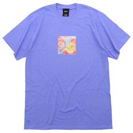 ハフ HUF Tシャツ 半袖 メンズ フォイル フラワー ボックス ロゴ ( HUF Foil Flower Box Logo S/S Tee ティーシャツ T-SHIRTS カットソー トップス メンズ 男性用 TS01425 )[M便 1/1] ice field icefield