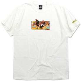 ハフ HUF Tシャツ 半袖 メンズ ストリートファイター2 ダルシム コラボ ( HUF×STREET FIGHTER II Dhalsim S/S Tee ティーシャツ T-SHIRTS カットソー トップス メンズ 男性用 スト2 TS01558 )[M便 1/1] ice field icefield