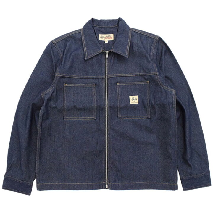 楽天市場】ステューシー STUSSY ジャケット メンズ Denim Zip Up Work 