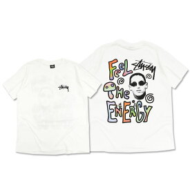 ステューシー STUSSY Tシャツ 半袖 メンズ & レディース Energy ( stussy tee ティーシャツ T-SHIRTS カットソー トップス メンズ・男性用 1904740 USAモデル 正規 品 ストゥーシー スチューシー )[M便 1/1] ice field icefield