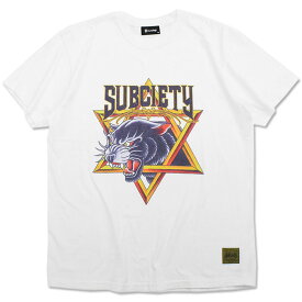 サブサエティ Subciety Tシャツ 半袖 メンズ ブラック パンサー ( subciety サブサエティー Black Panther S/S Tee ピグメント ティーシャツ T-SHIRTS カットソー トップス 101-40783 )[M便 1/1] ice field icefield