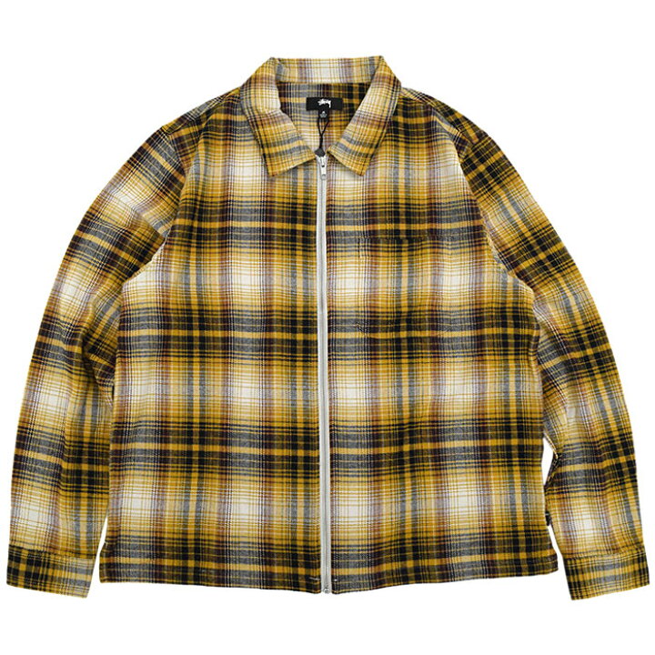 楽天市場】ステューシー STUSSY シャツ 長袖 メンズ Shadow Plaid Zip 